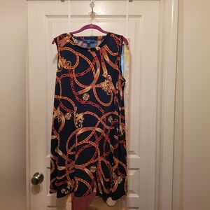 Apt.9 Chain Print Sleeveless Dress